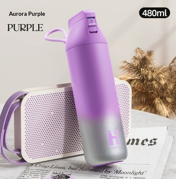 Stainless Steel Sports Handle Water Bottle