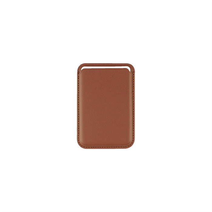 For Magsafe Magnetic Luxury Leather Card Holder Wallet Case For 14 Pro Max 13 12 Phone Bag Adsorption Accessories Cover