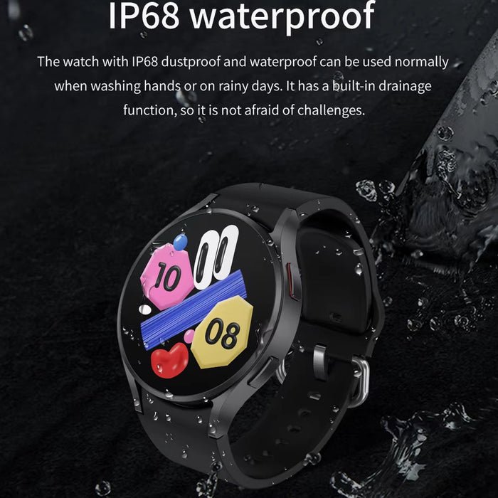 New for Samsung Galaxy Watch 6 Classic Smartwatch Men AMOLED HD Screen Voice Assistant Bluetooth Call NFC Smart Watch for Women