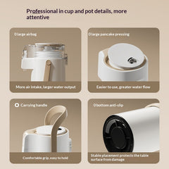 Card And Chess Room Pneumatic Thermal Carafe Household Hot Water Bottle