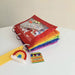 Cute Rainbow Seven Color Storage Bag Stationery Bag Hangable Children Sorting Bag Transparent Oxford Fabric Bag
