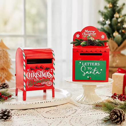 Christmas Wrought-iron Mailbox Decoration Ornament
