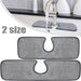 Kitchen Sink Splash Mat Faucet Splash Catcher Countertop Absorbent Mat for Kitchen Bathroom Drying