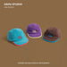 Fashion Dopamine Contrasting Color Flat-Brimmed Baseball Caps for Men and Women Winter Retro Fleece Warm Versatile Hip-Hop Hat
