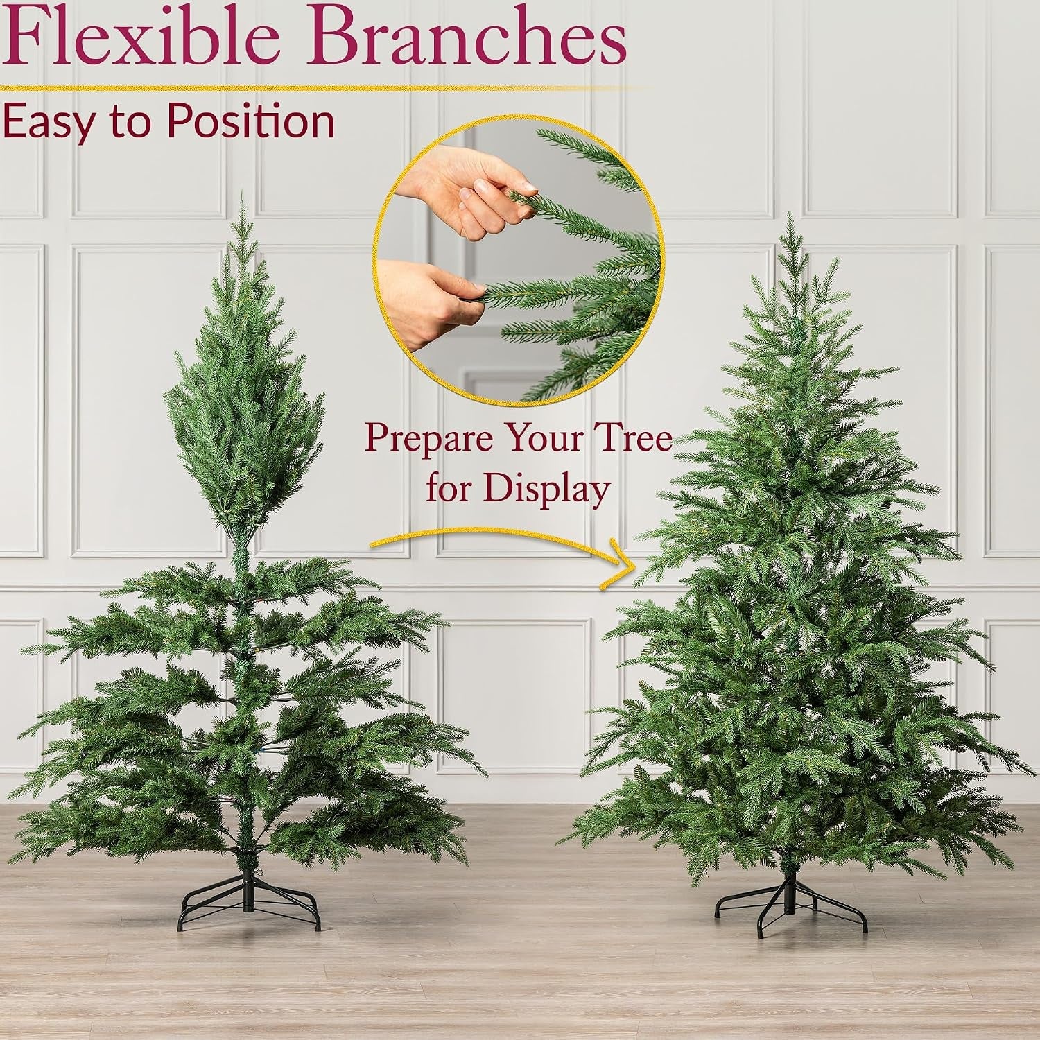 Nordmann Fir Christmas Tree, 6Ft