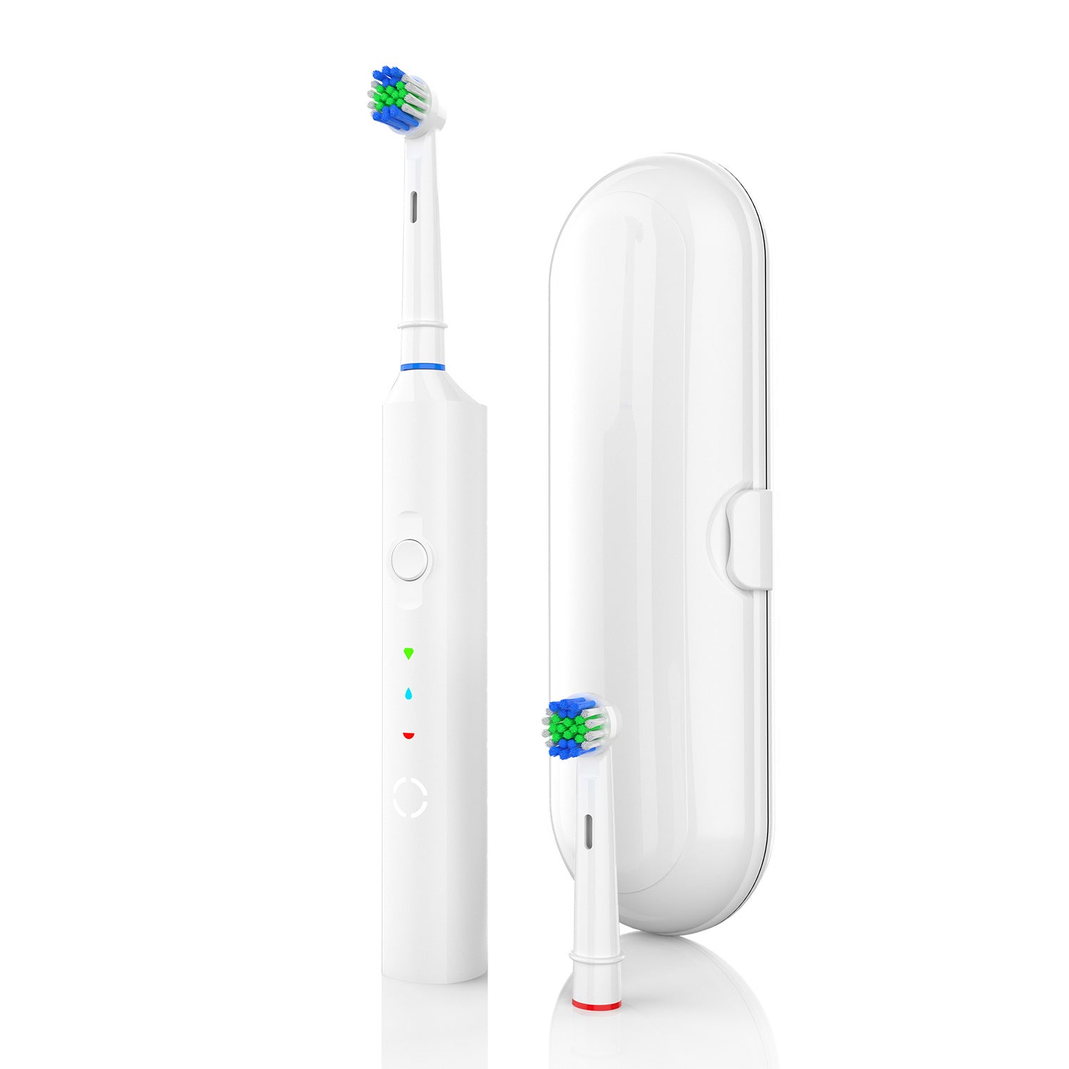 Rechargeable Soft-bristle Frequency-controlled Rotating Electric Toothbrush
