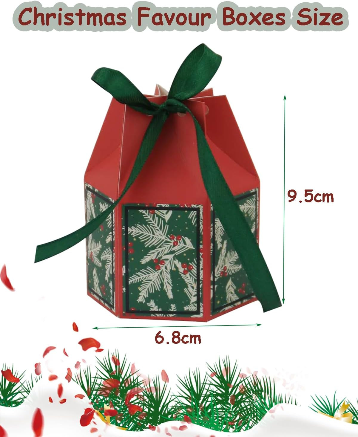 30PCS Boxes, Xmas Party Favour Bags, Paper Candy Boxes, Novelty Packaging Decor Packs, Advent Calendar DIY