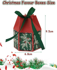 30PCS Boxes, Xmas Party Favour Bags, Paper Candy Boxes, Novelty Packaging Decor Packs, Advent Calendar DIY