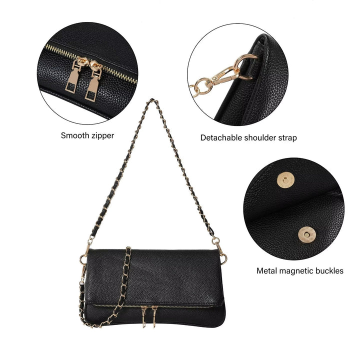 Women'S Bag Handbags New Casual Chain One-Shoulder Messenger Bag Trendy Lady Small Flap Cross Body Bags Clutch Purses Sac a Main