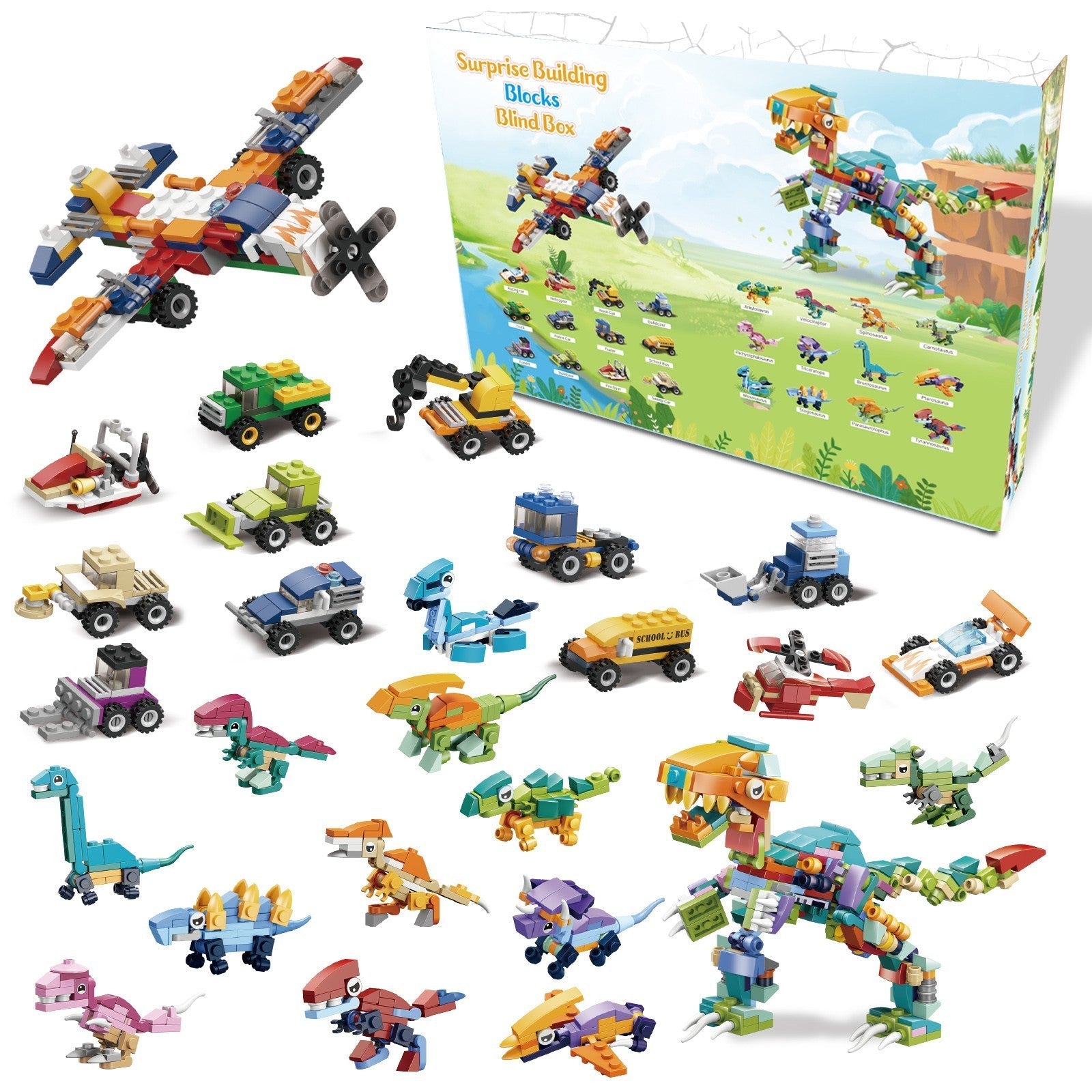 2026 Christmas Advent Calendar 24 Days Countdown Building Blocks Toy Kids Gift