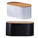 Metal Bread Storage Bin Kitchenware Storage Box Large Bread Box for Kitchen for Countertop Pantry Cookies Baked Goods Heighten