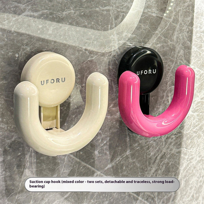 Bathroom Suction Cup Hair Band Hair Band Storage Rack Wall