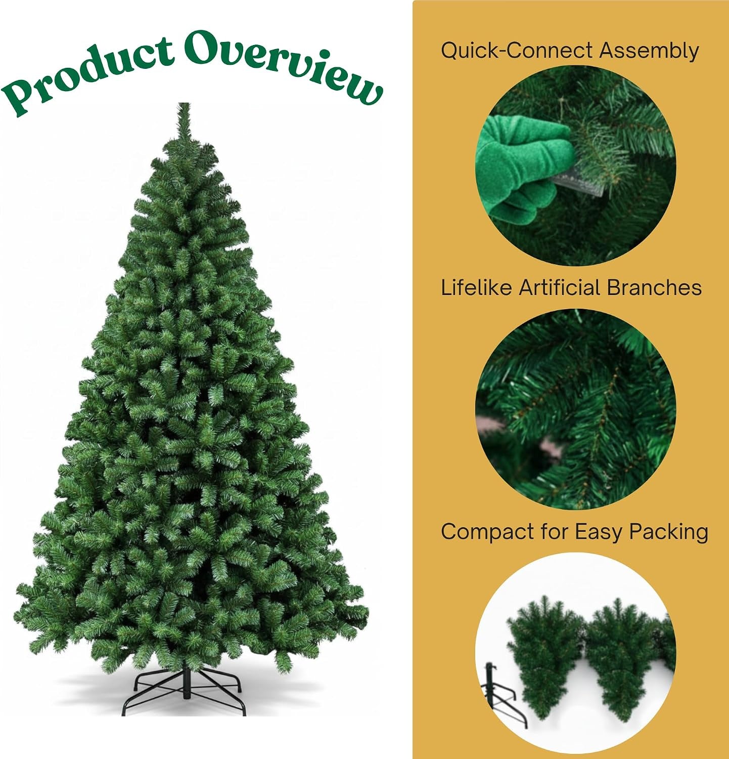 Christmas Tree 7Ft for Xmas Decorations, Best Artificial Christmas Trees for Festive Home Décor, Indoor and Outdoor Xmas Trees.