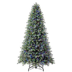 9Ft ( 2.7M ) Pre-Lit Aspen Artificial Christmas Tree with 2,700 Colour-Changing Radiant Micro Twinkle LED Lights