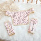 Anti-bite Towel Two Dogs Sucking Belt Baby Waist Stool Chest Pure Cotton Yarn Saliva Towel