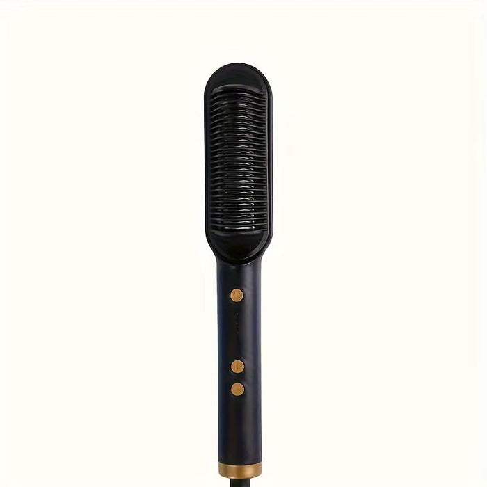 1 Piece of Straight Hair Comb, 2-In-1 Electric Straight Hair Curling Styling Tool, Multifunctional Straight Hair Straightener