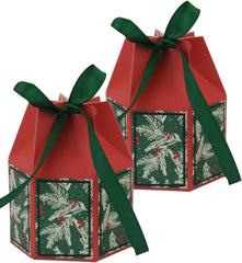 30PCS Boxes, Xmas Party Favour Bags, Paper Candy Boxes, Novelty Packaging Decor Packs, Advent Calendar DIY