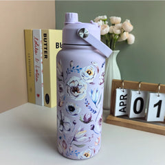 New Large-capacity Thickened 304 Stainless Steel Water Bottle For Home Use