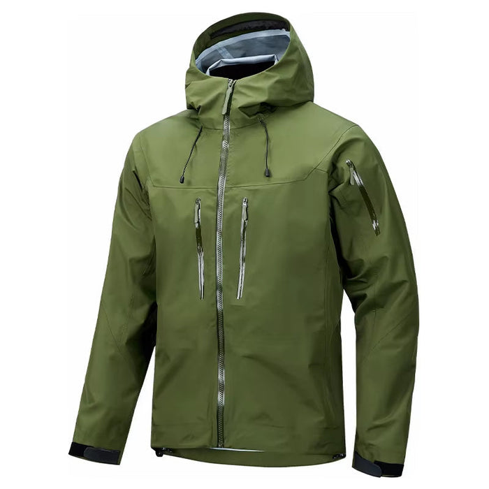 Storm Jacket Men'S Fashion Full Heat Sealed Hardshell Storm Jacket Men and Women with the Same Color Three anti Composite Fabric