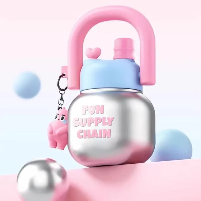 High Temperature Resistance Space Straw Water Bottle Large Capacity Ton Ton Cup Portable High Appearance Big Belly Drinking Cup