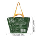 Large-Capacity Waterproof Supermarket Shopping Bag Portable PP Woven Shopping Bag for Retail Stores Boutique and Supermarkets