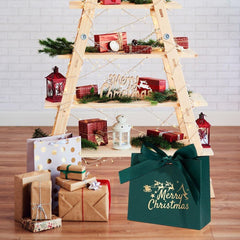 20Pcs Christmas Candy Boxes with Ribbon Goodie Paper Boxes Sweet Cases for Wedding Party New Year Accessories
