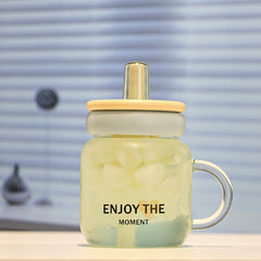 Women's Large-Capacity New-Style Glass Drinking Cup