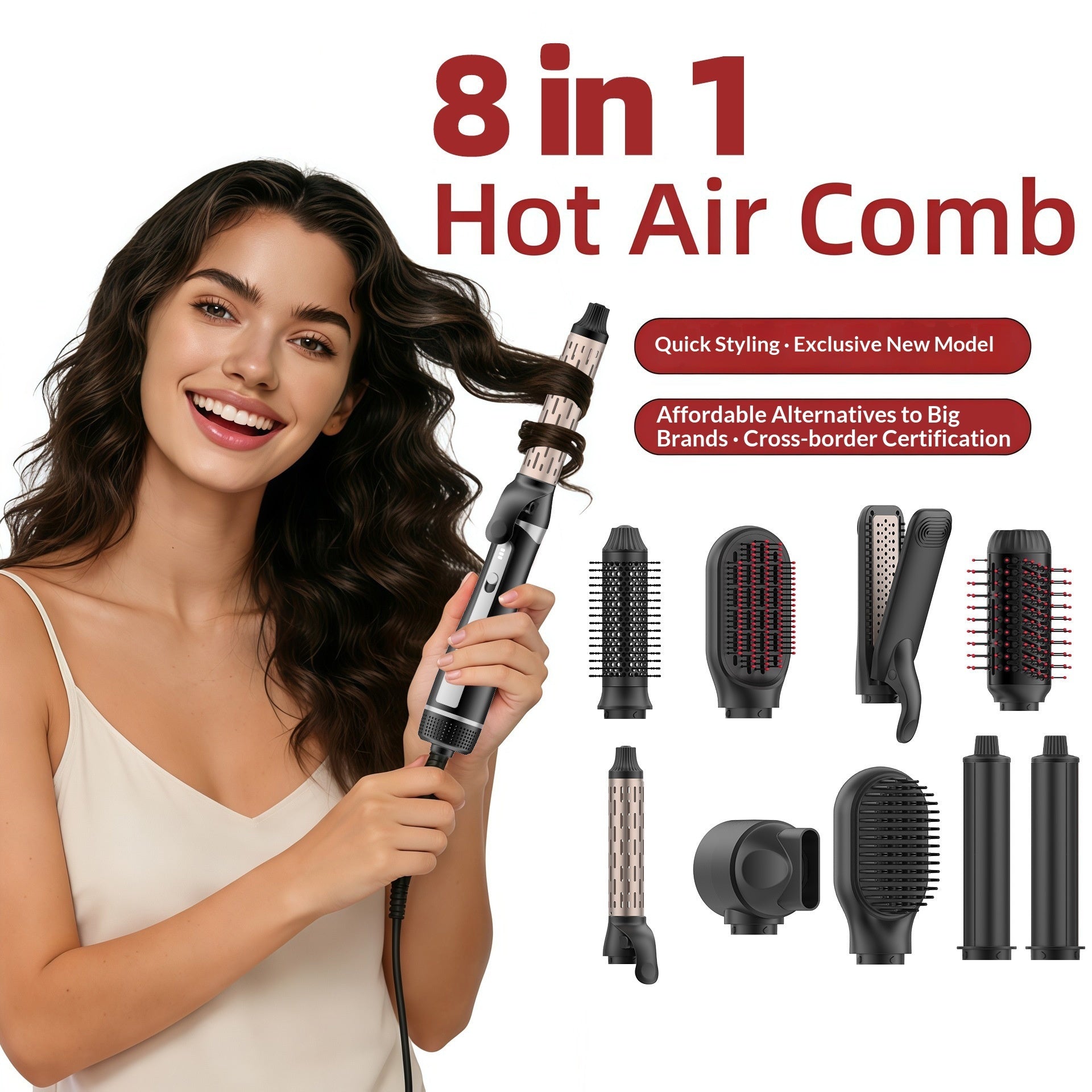 Dual-function Hair Straightener For Both Curling And Straightening