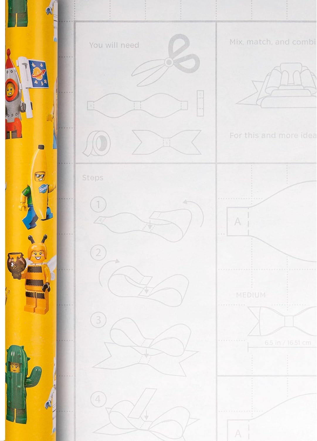 LEGO Wrapping Paper Multipack - 6M - 3X2M Rolls