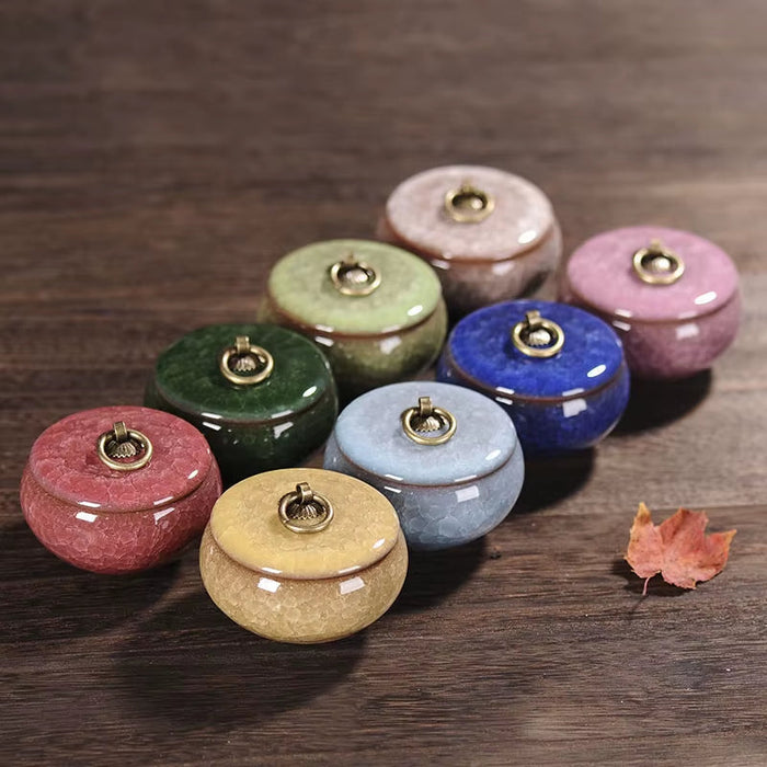 Portable Tea Coffee Sugar Jar Mini Airtight Kitchen Jar Storage Container with Lid China Storage Bottles & Jars Home Decor Gifts