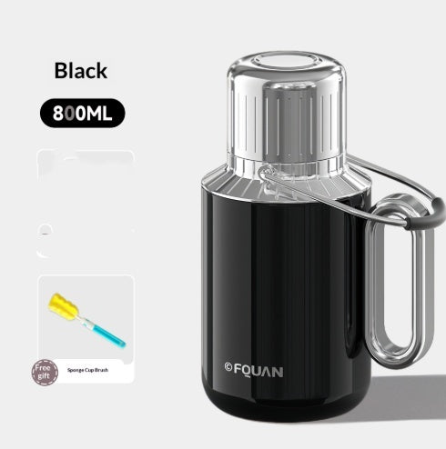 316 Stainless Steel Insulated Mug With Handle Design