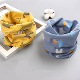 Winter Children Warmer Neck Scarf for Kids Boys Girls Neckerchief Cute Baby Cartoon Scarf Soft Neck Collar Children´S Scarves