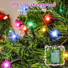 Fairy Lights Battery Operated 5M 50Leds 2Pack, Multicoloured Battery Fairy Lights with Timer, Waterproof for Garden Christmas Bedroom Indoor Outdoor Xmas Tree Decorations