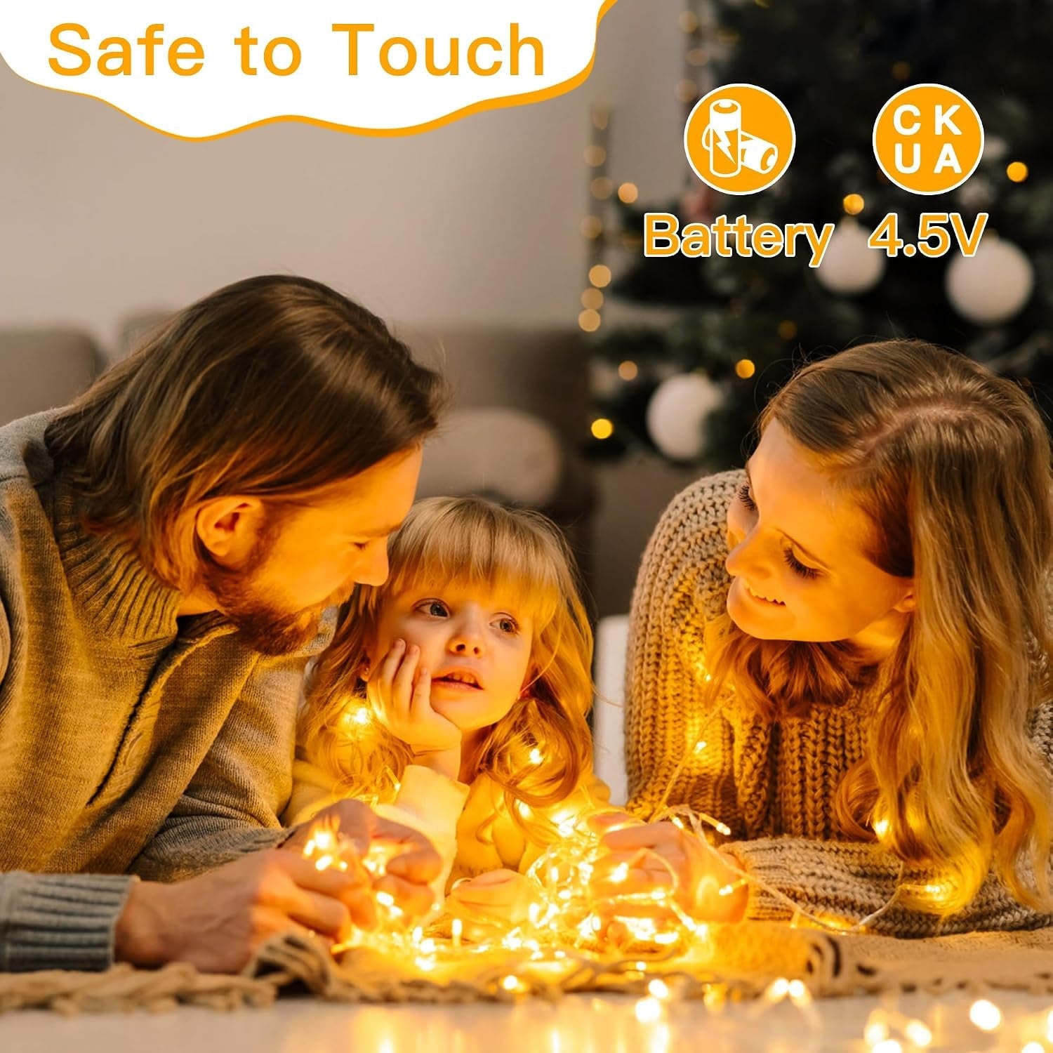 Fairy Lights Battery Operated, 10M 100 Leds Bright Battery Powered String Lights, Warm White outside Christmas Lights Waterproof with 8 Modes/Timer for Indoor Outdoor Bedroom Garden Decorations