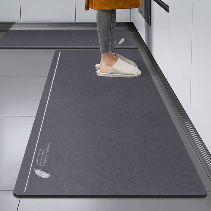 Diatom Ooze Kitchen Mat Non-slip Absorbent