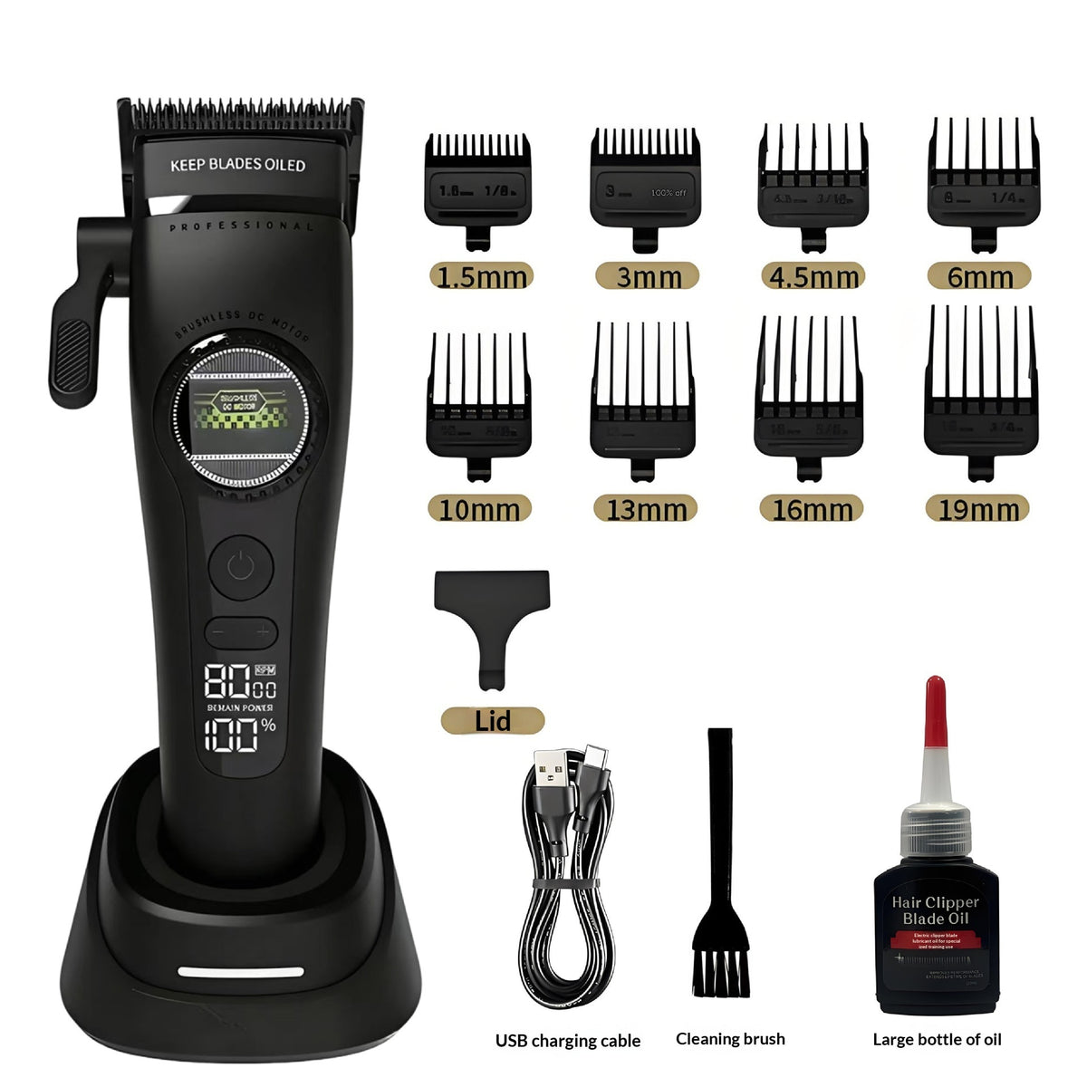 External-rotor Brushless Hair Clipper For Home And Salon Use