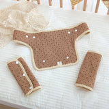 Anti-bite Towel Two Dogs Sucking Belt Baby Waist Stool Chest Pure Cotton Yarn Saliva Towel