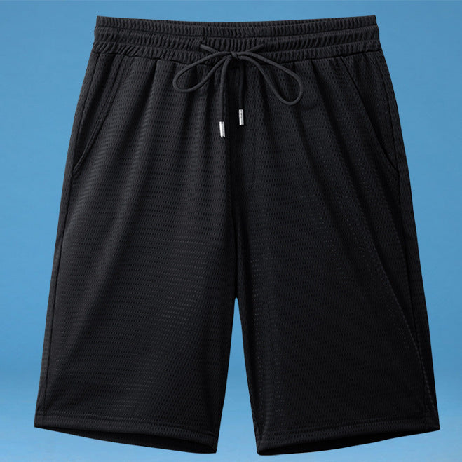 Breathable Shorts Quick-drying Cool Casual Micro-elastic Loose Mesh Pants