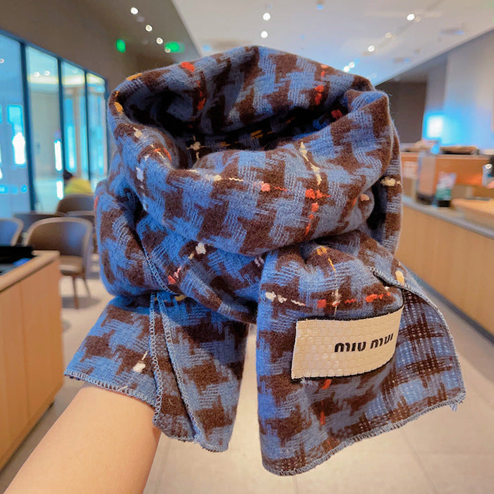 New Warm Thick Color Autumn And Winter Children's Scarf