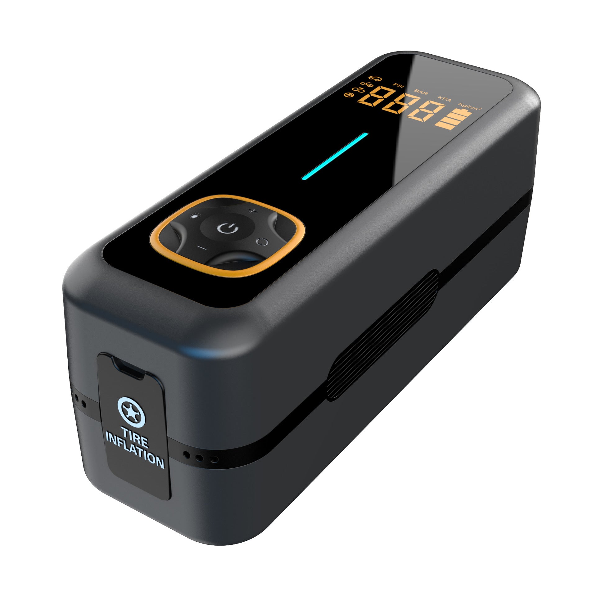 Portable Car Air Pump With Smart Digital Display Universal For Bicycles And Electric Vehicles