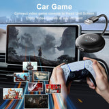 Wireless Carplay with HDMI Multimedia, Carplay Wireless for Factory Wired Carplay to Wireless, Car TV Mate Converter for Fire/Google TV Sticks Multimedia Devices Mirroring, for Iphone Ios 11+