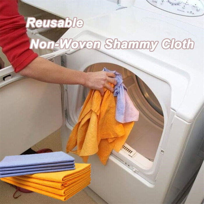 8PCS Absorbent Cleaning Multi-Purpose Cleaning Chamois Towel Cloth for Kitchen