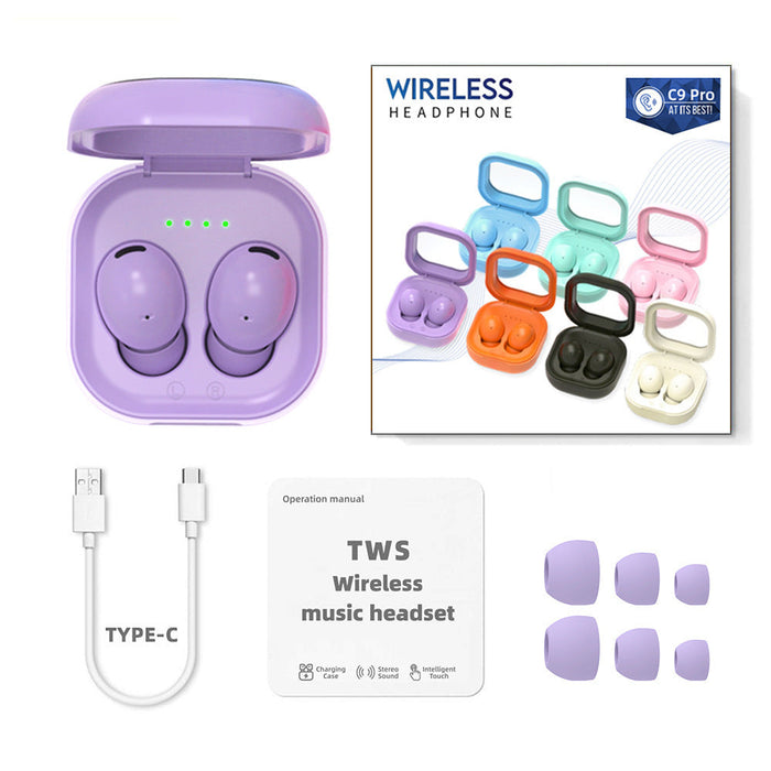 Bluetooth Headset Translucent Charging Bin Wireless 53 In-ear Ultra-long Life Battery