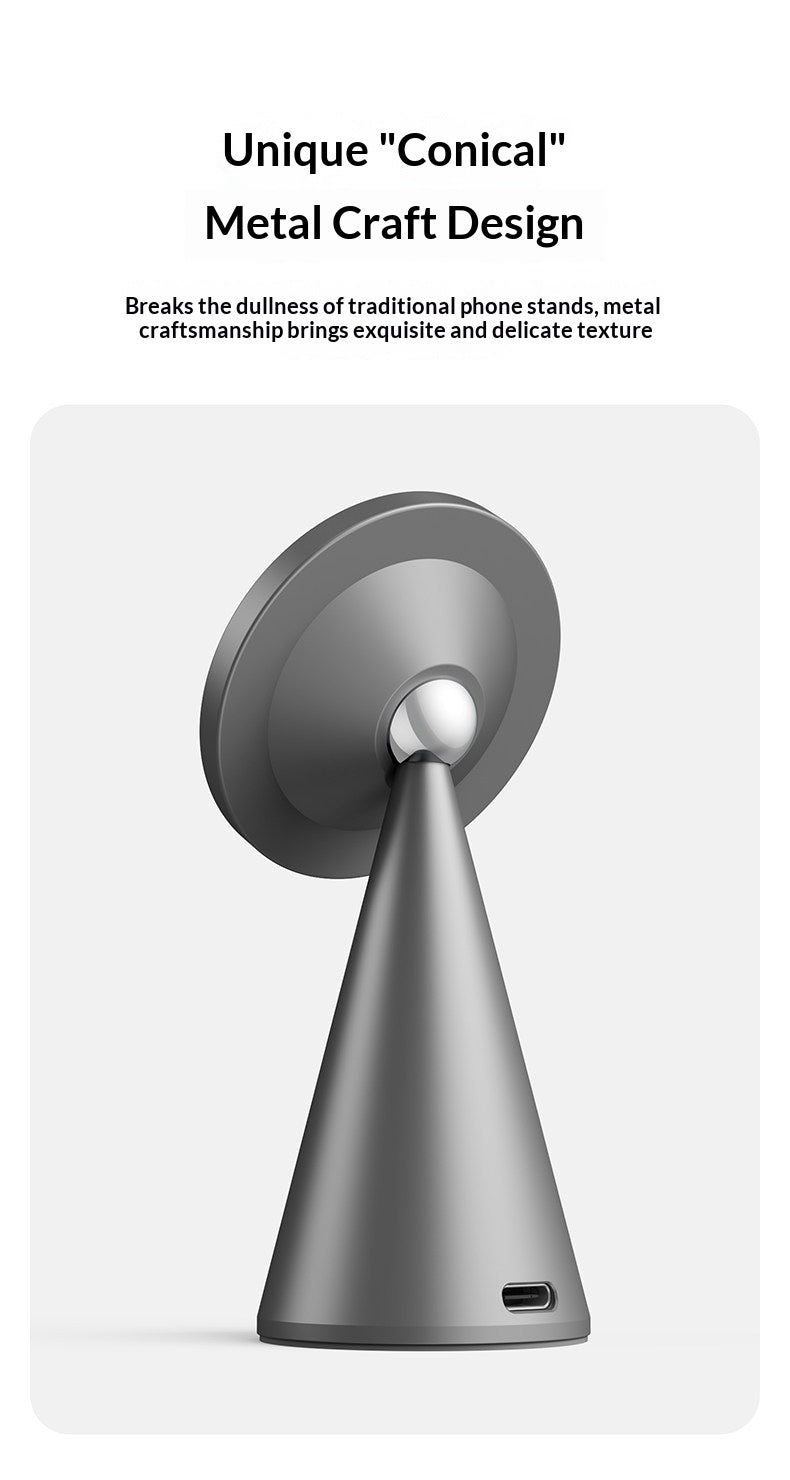 Wireless Charging Magnetic Holder Aluminum Alloy Fast Charging