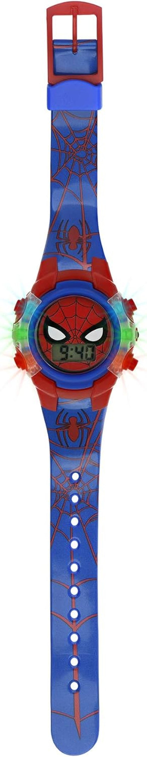 Spiderman Boy'S Digital Quartz Watch with Plastic Strap SPD4504ARGSET