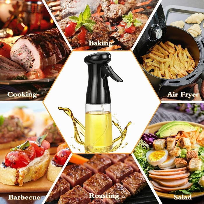 Olive Oil Spray Bottle 200Ml Cooking Mister Sprayer BBQ Air Fryer Kitchen Tool