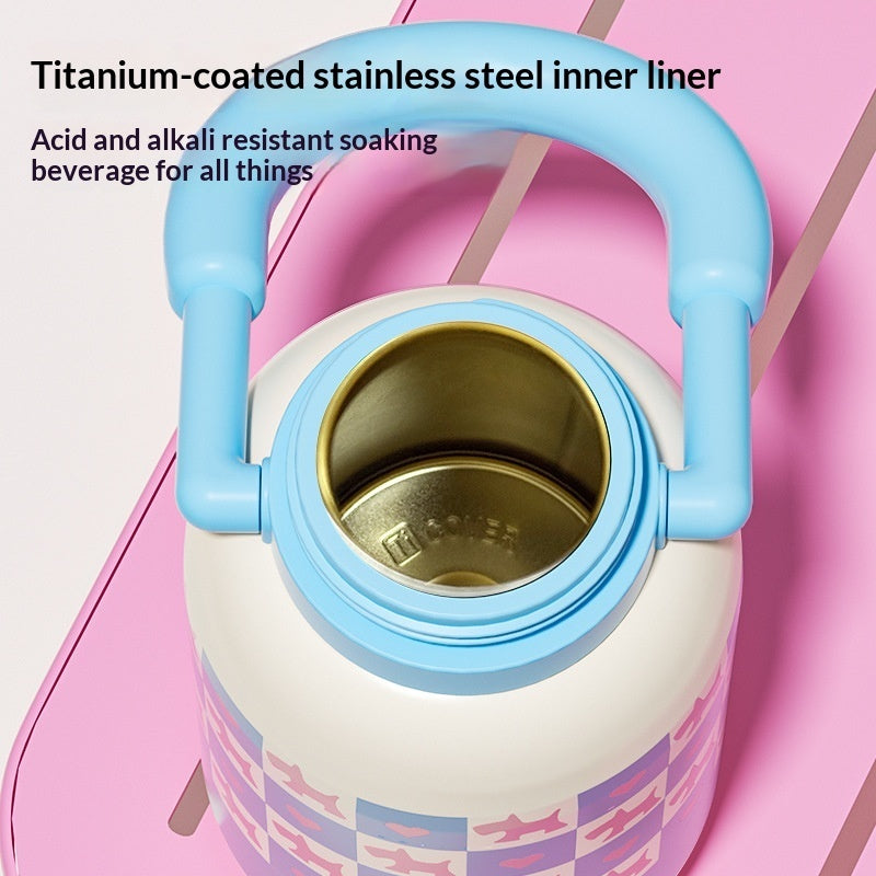 Cartoon Outdoor Portable Dual Drinking Cups