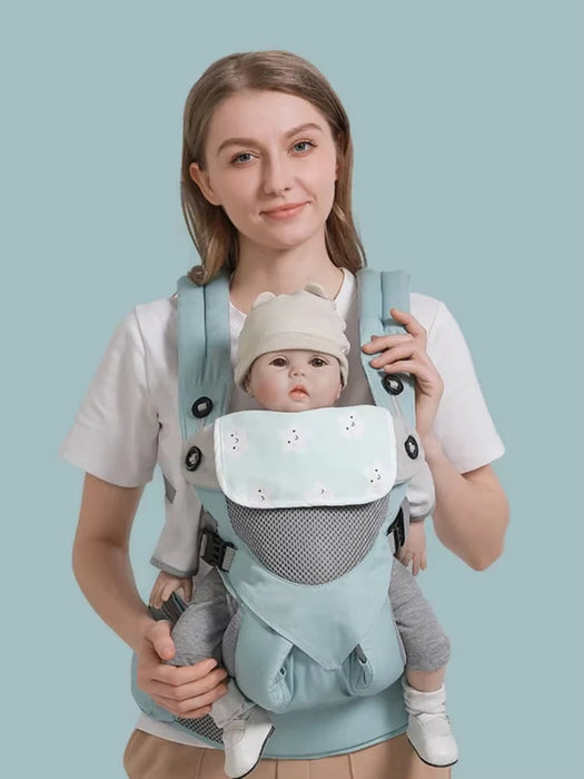 Ergonomic Omni 360 All-Position Baby Carrier for Newborn to Toddler with Lumbar Support (7-45 Pounds) Ideal for Hands-Free