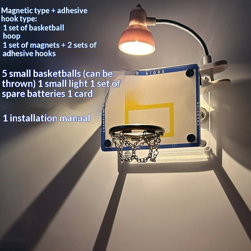 Basketball Hoop Mini Shooting Basket Night Light