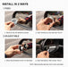 Blind Spot Mirrors, round Frameless 360° Rotate Sway Adjustable HD Glass Convex Mirror Maximize Rearview Universal for Car SUV Trucks Traffic Safety - Pack 2